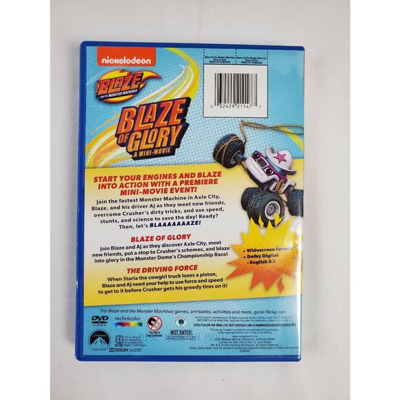 Blaze and the Monster Machines Blaze of Glory DVD - Picture 3 of 3